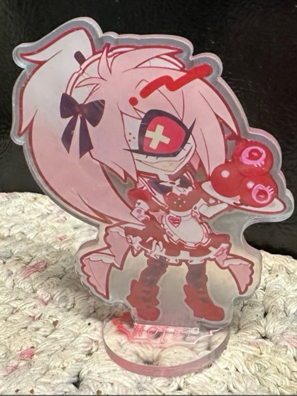 Hazbin Hotel Helluva Boss Cherri Bomb maid cafe anime acrylic figure standee